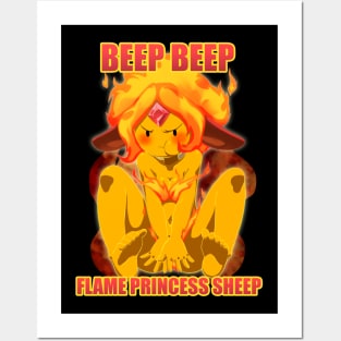 Adventure Time -  Flame Princess Leggy Lamb (T-Shirt) Posters and Art